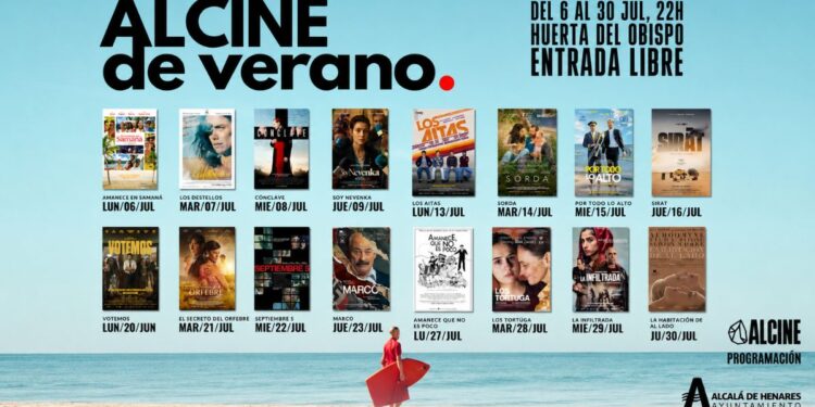 Alcine de Verano proyectará 16 películas al aire libre en la Huerta del Obispo durante todo el mes de julio 1 alcine verano