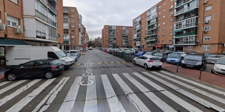 calle gran canal asfaltado