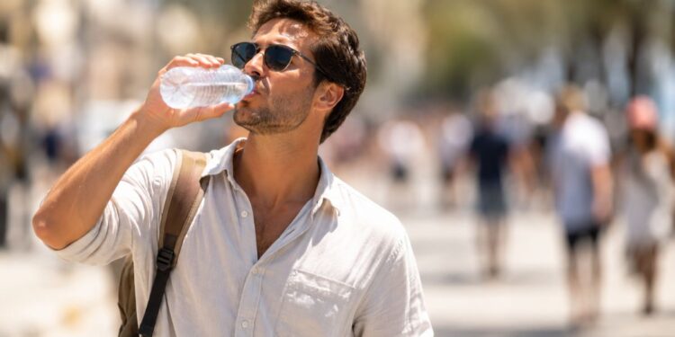 calor agua hidratacion