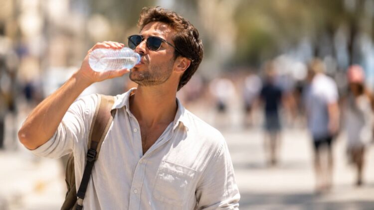 calor agua hidratacion
