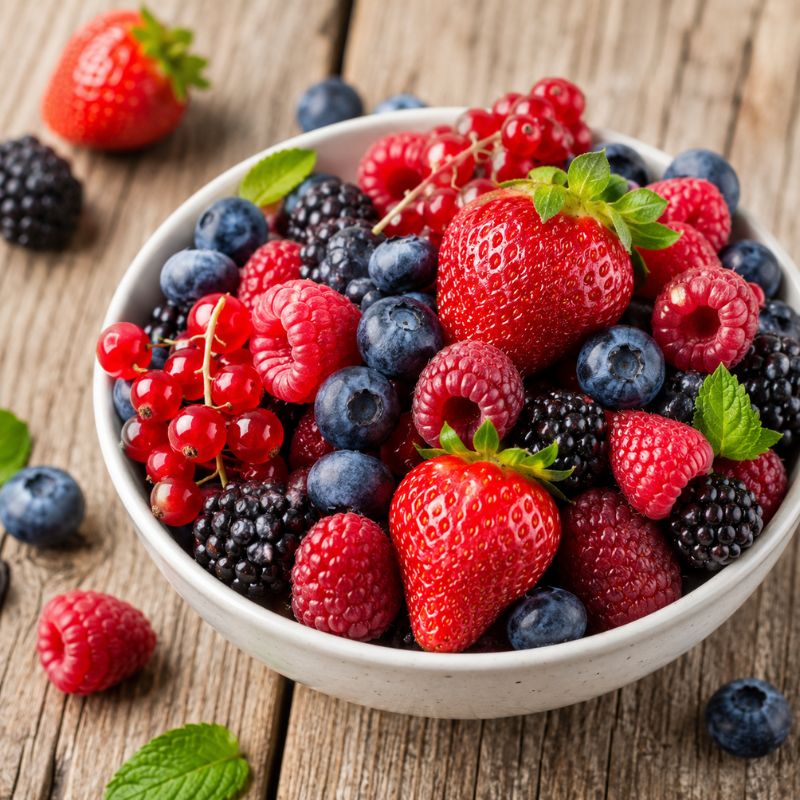 Diez alimentos de temporada que miman tus defensas (sin complicarte la vida) 9 frutos rojos