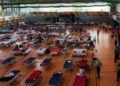 El pabellón de Espartales alcanza las 195 personas evacuadas y completa prácticamente sus plazas