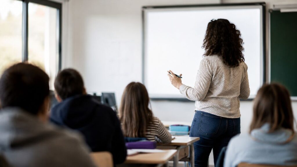 profesora clase