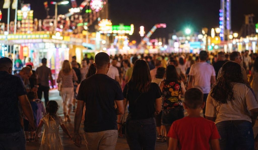 Qué hacer el sábado en las Ferias de Alcalá: Jarditoros, actividades infantiles, Vanesa Martín, Rosa López y teatro 1 Feria nocturna entre luces y gente