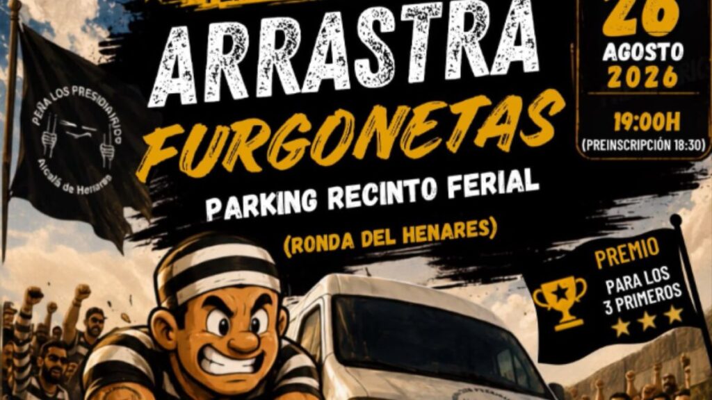 ¿Serías capaz de mover dos toneladas? Las Ferias de Alcalá ponen a prueba la fuerza este miércoles 1 arrastra furgonetas
