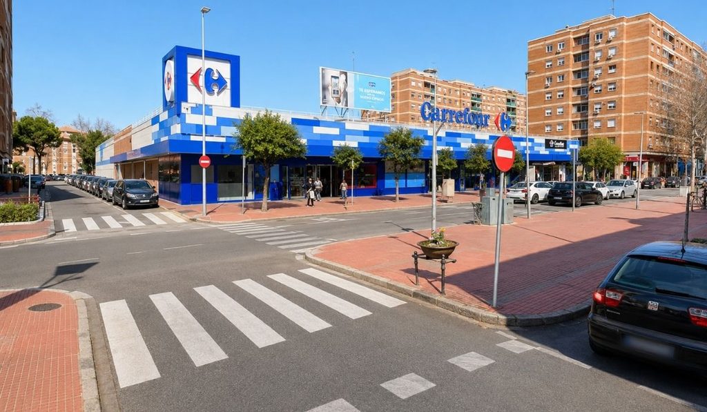 Vía Complutense tendrá estrechamientos de 7:00 a 20:00 horas durante una semana por las obras frente a Carrefour 1 carrefour via complutense