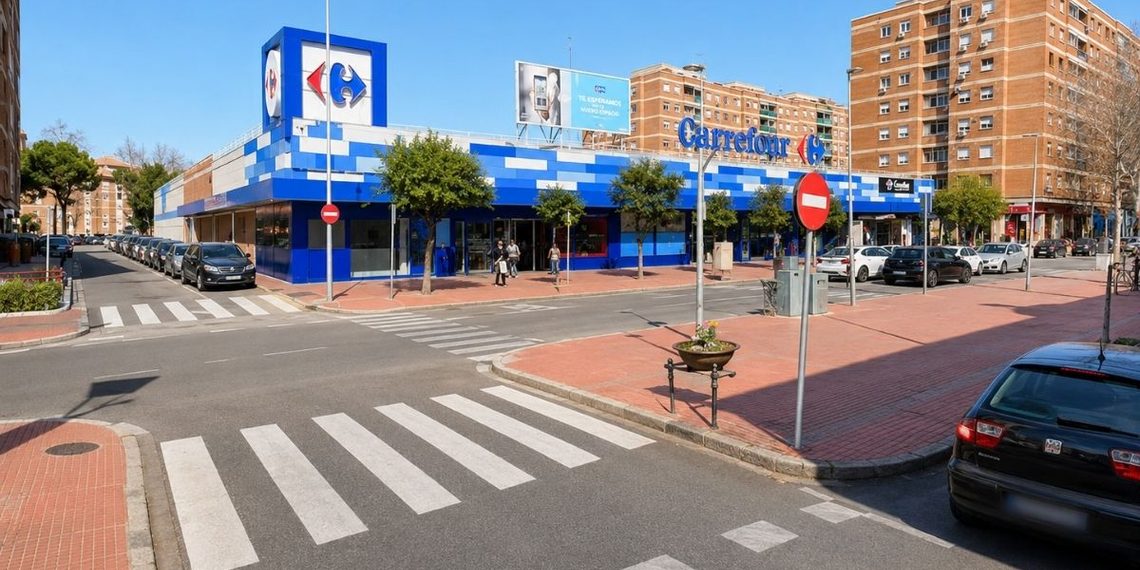 Vía Complutense tendrá estrechamientos de 7:00 a 20:00 horas durante una semana por las obras frente a Carrefour 1 carrefour via complutense