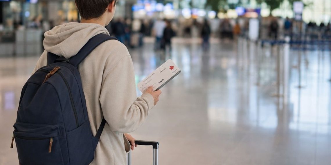 estudiante vuelo canada