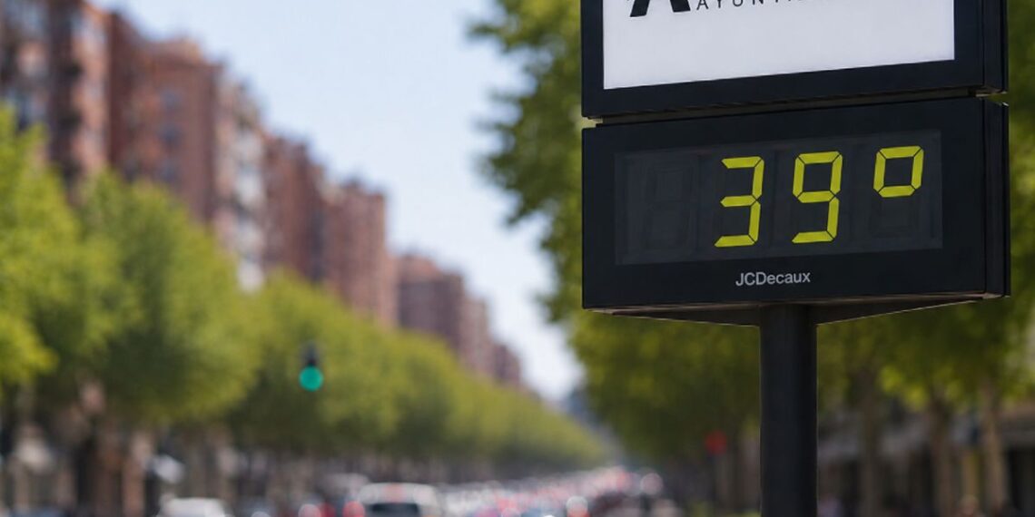 termometro 39 grados