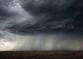 AEMET eleva al 100% la probabilidad de lluvia esta tarde en Alcalá, con rachas de hasta 55 km/h