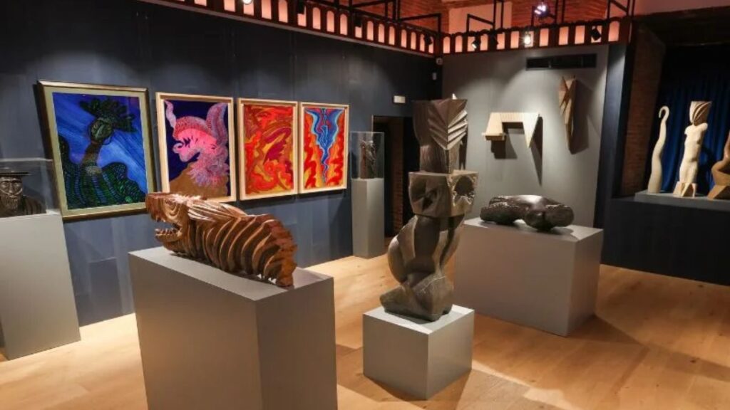 La Casa de la Entrevista estrena su espacio de exposiciones con pinturas y esculturas de Andrés Alcántara 1 Andres Alcantara 1