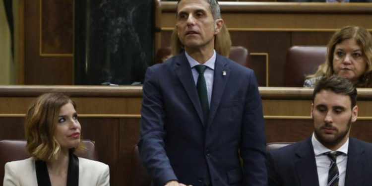 Javier Rodríguez Palacios, durante su toma de posesión como diputado en el Congreso. / Congreso de los Diputados
