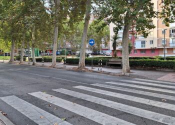 Un corte de carril modifica este lunes el tráfico en Caballería Española por una reparación del alcantarillado