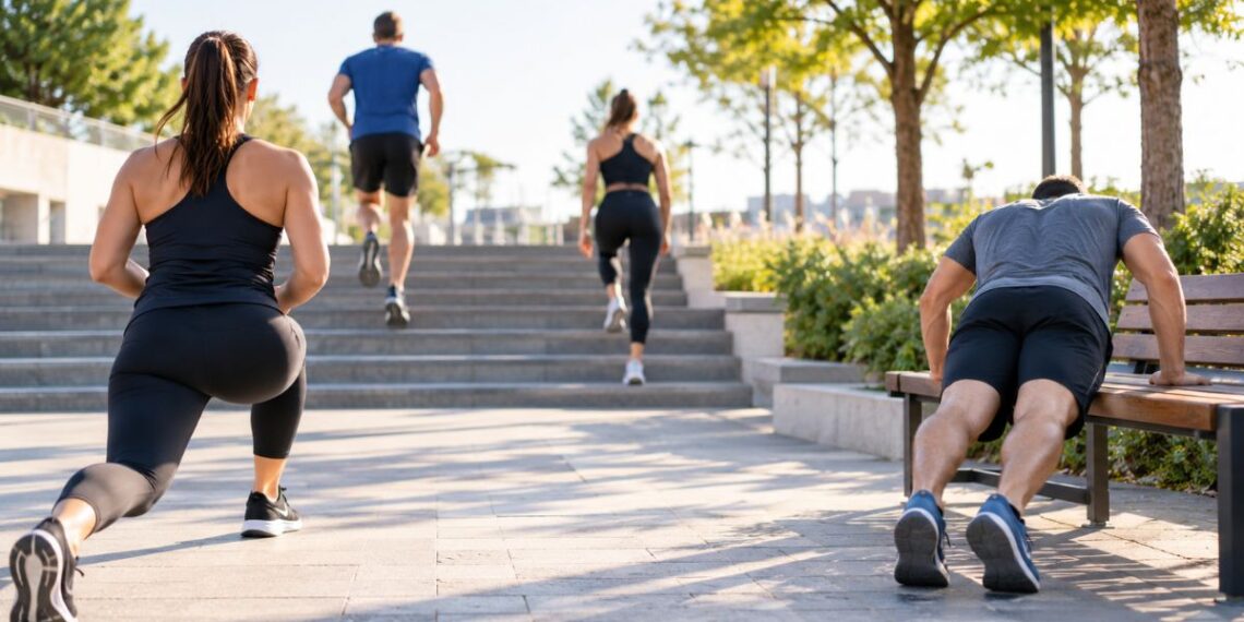 Un taller en Alcalá convertirá la calle en gimnasio para aprender a hacer ejercicio en espacios urbanos 1 ejercicio aire libre 1