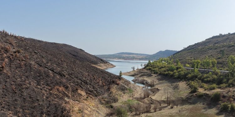 La CHT protege Beleña tras los incendios para evitar que cenizas y sedimentos alcancen el agua que abastece a Alcalá 1 Fofo: CHT