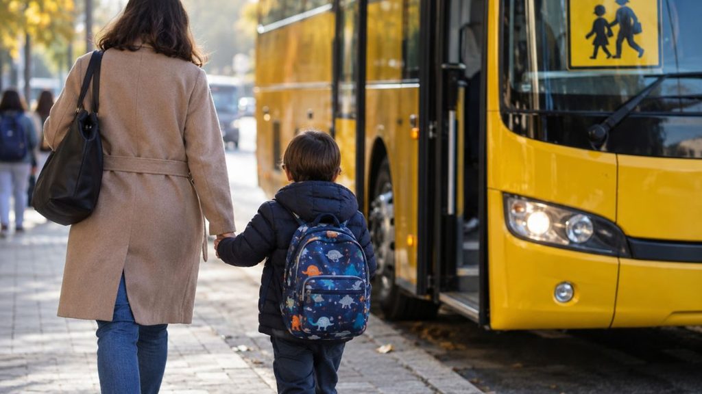 Familias de Alcalá pueden pedir hasta 1.100 euros si sus hijos no pueden usar una ruta escolar contratada 1 familia transporte escolar