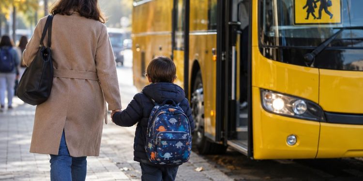 Familias de Alcalá pueden pedir hasta 1.100 euros si sus hijos no pueden usar una ruta escolar contratada 1 familia transporte escolar