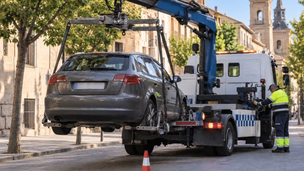 La grúa municipal de Alcalá limita las retiradas mientras el Ayuntamiento intenta renovar sus vehículos 1 grua municipal
