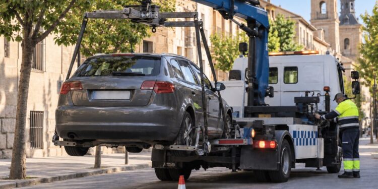 La grúa municipal de Alcalá limita las retiradas mientras el Ayuntamiento intenta renovar sus vehículos 1 grua municipal