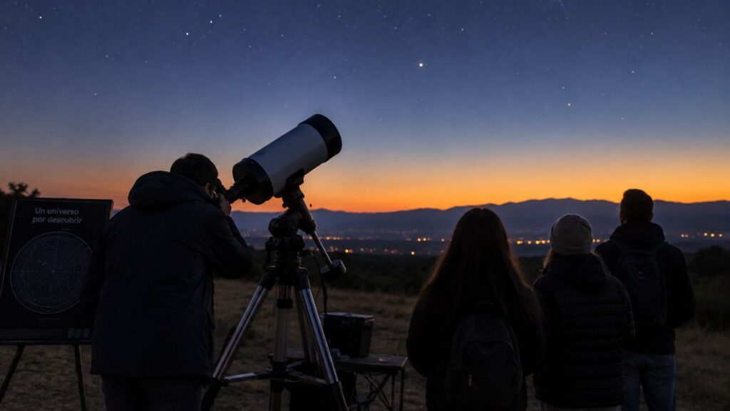 telescopios y actividades gratuitas