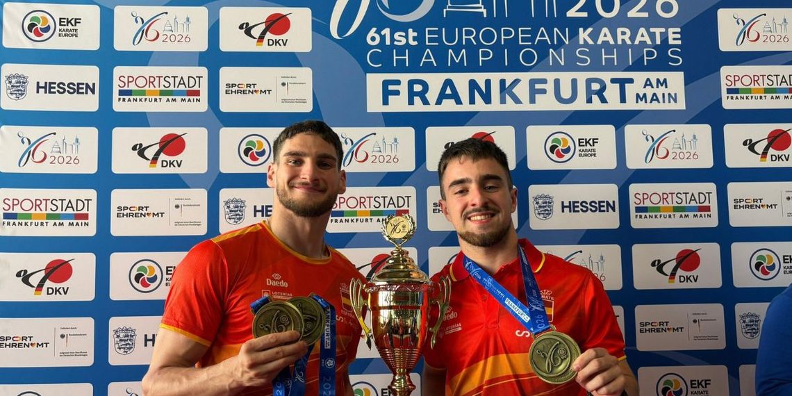 Los alcalaínos Alejandro Galán y Raúl Martín representarán a España en la Copa del Mundo de kárate de Hangzhou 1 alejandro galan y raul martin