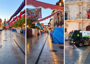 Alcalá recupera la normalidad tras cinco días de Mercado Cervantino gracias al trabajo de los servicios de limpieza 2 Alcalá recupera la normalidad tras cinco días de Mercado Cervantino gracias al trabajo de los servicios de limpieza