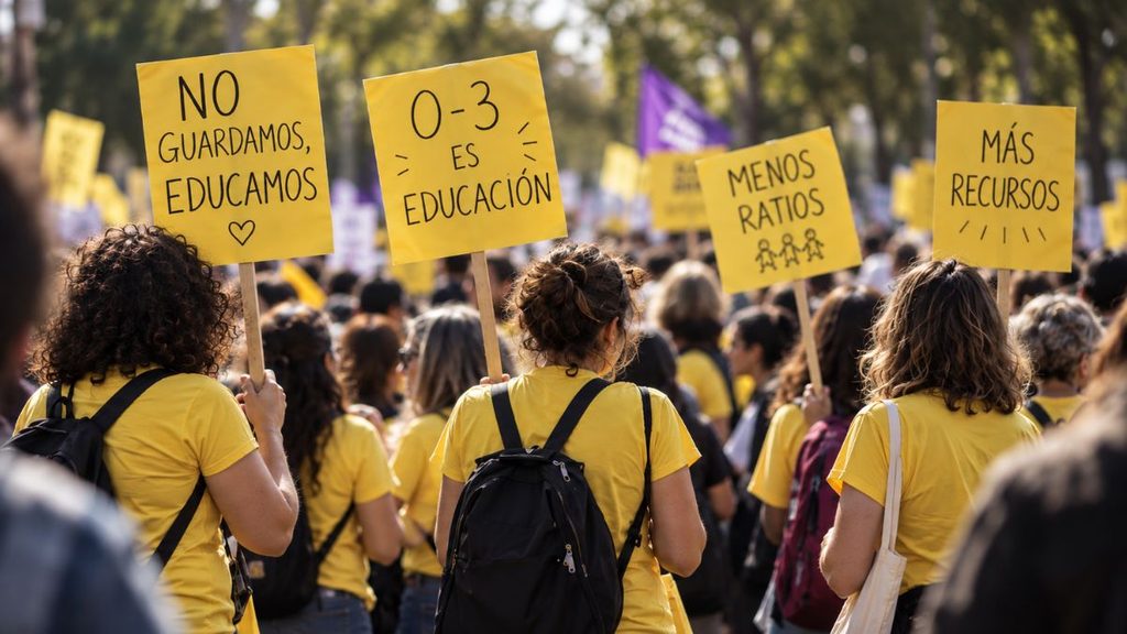 Educación Infantil y Especial convocan una manifestación en Alcalá para reclamar más personal y recursos en los centros públicos 1 manifestacion educacion infantil