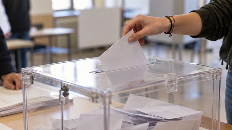 persona vota urna