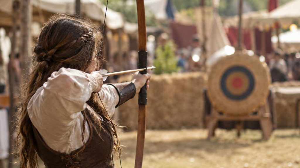 tiro con arco medieval