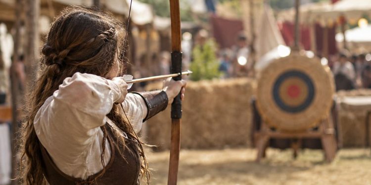 Qué hacer este domingo en el Mercado Cervantino: tiro con arco, dos justas y Acibreira 1 tiro con arco medieval