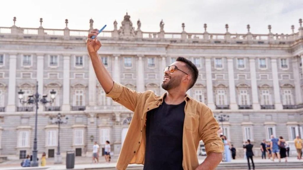 turista selfie